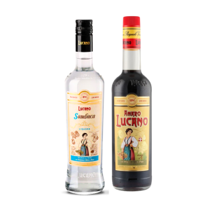 Combo Sambuca y Amaro Lucano