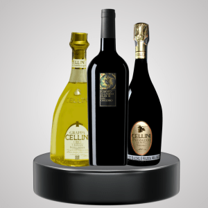 Vino Tinto Rubrato Aglianico, Grappa Cellini de Oro & Prosecco