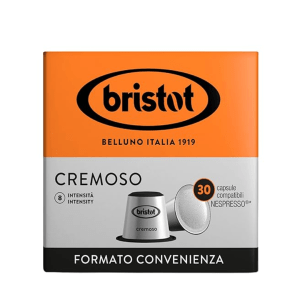 Cápsulas de café Italiano Bristot - Cremoso 30 cápsulas